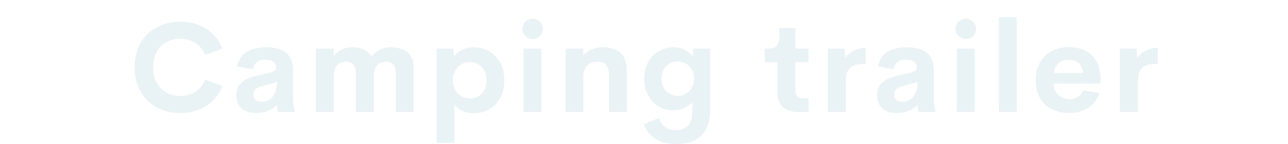 キャンピングトレーラーのガラスコーティング