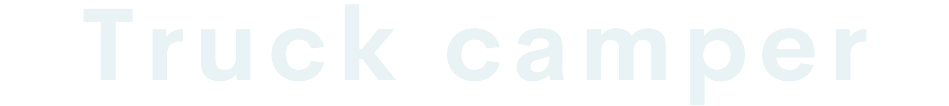 トラックキャンパーのガラスコーティング